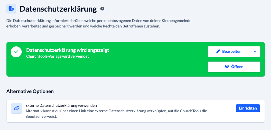 Screenshot Infobox mit Bearbeitungsmöglichkeiten