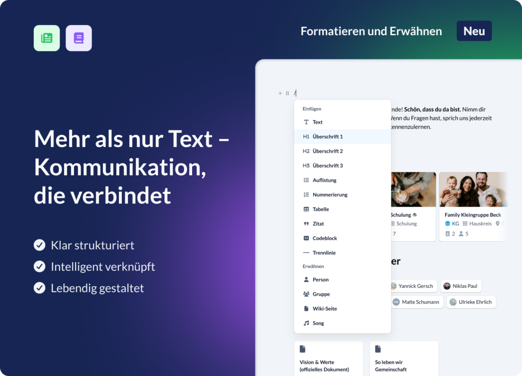 Teaser Bild: Mehr als nur Text Kommunikation, die verbindet